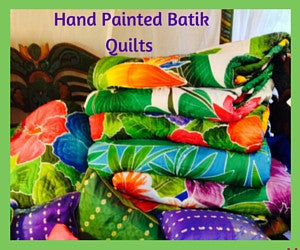 Hand Painted Batik Quilts