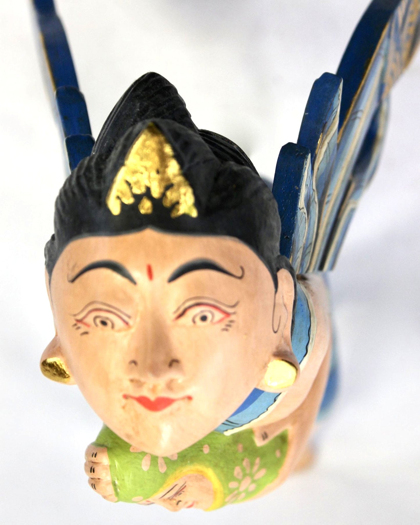 Flying Dewi Sri Fertility Goddess Mobile Spiritchaser Mother & Baby Balinese folk art