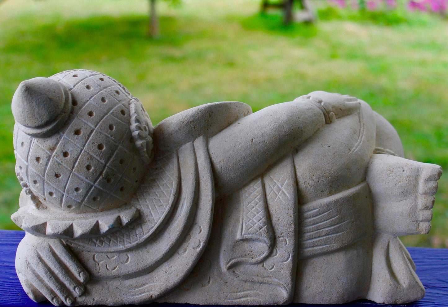 Ganapati Ganesha Stone Garden Statue hand carved limestone Bali Art