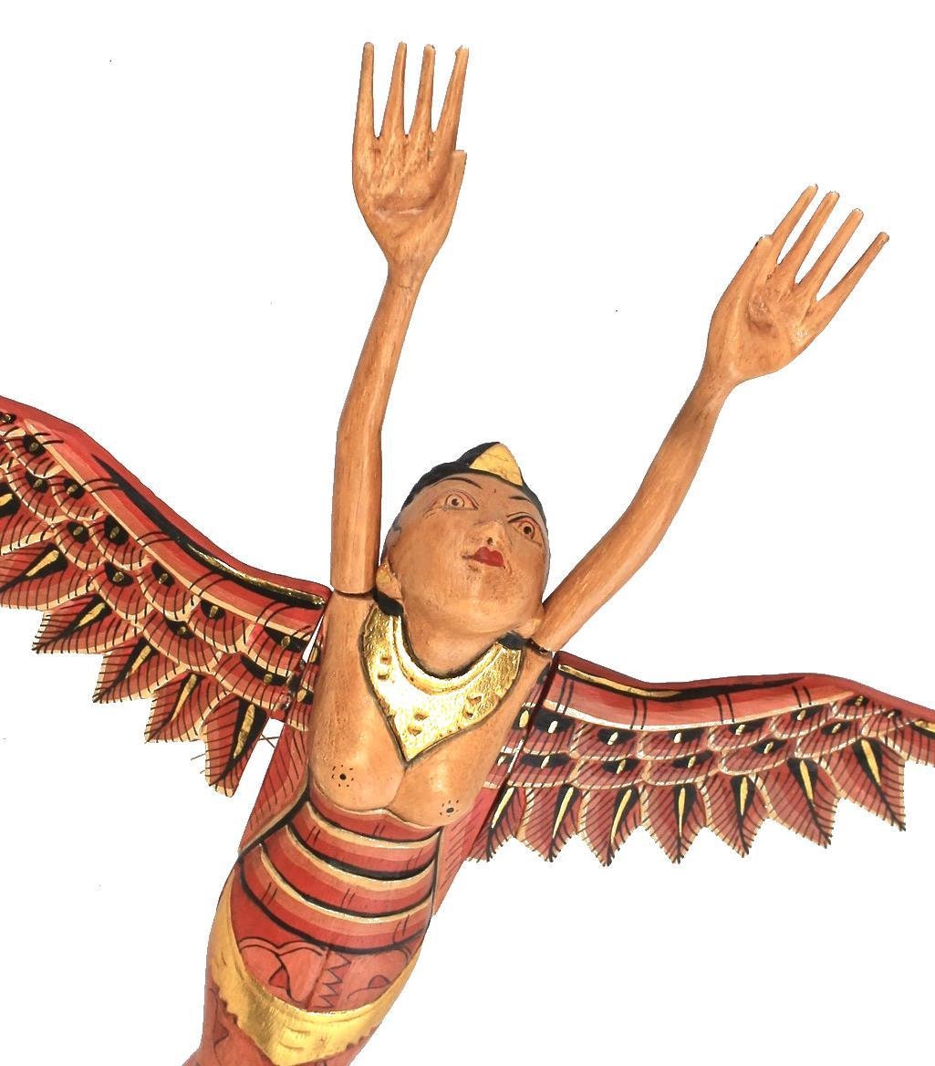 Flying Winged Dewi Sri Balinese Rice Goddess Mobile Spiritchaser