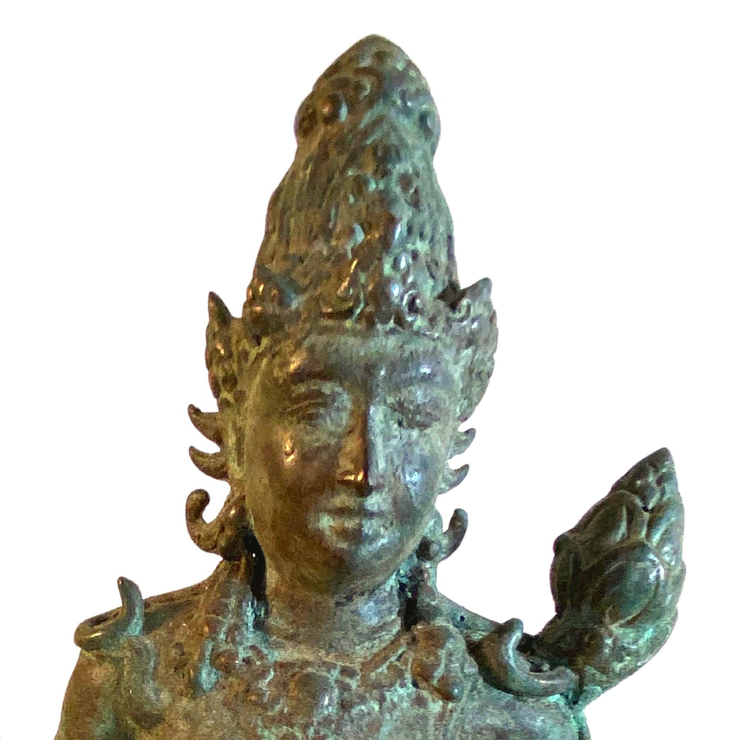 Balinese Bronze Dewi Tara Goddess Statue Lakshmi Bali Hindu Art Sculpture