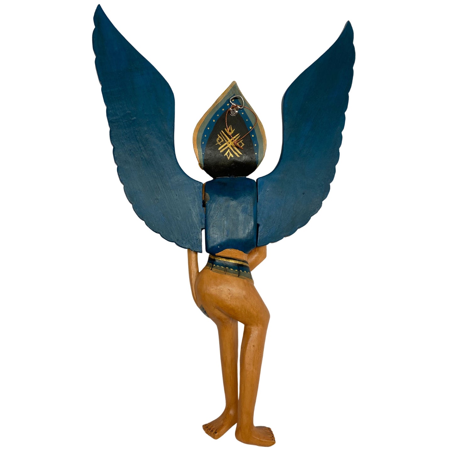 Winged Dewi Sri Goddess Spiritchaser Mobile: Hand CarvedWood Balinese Fertility Goddess