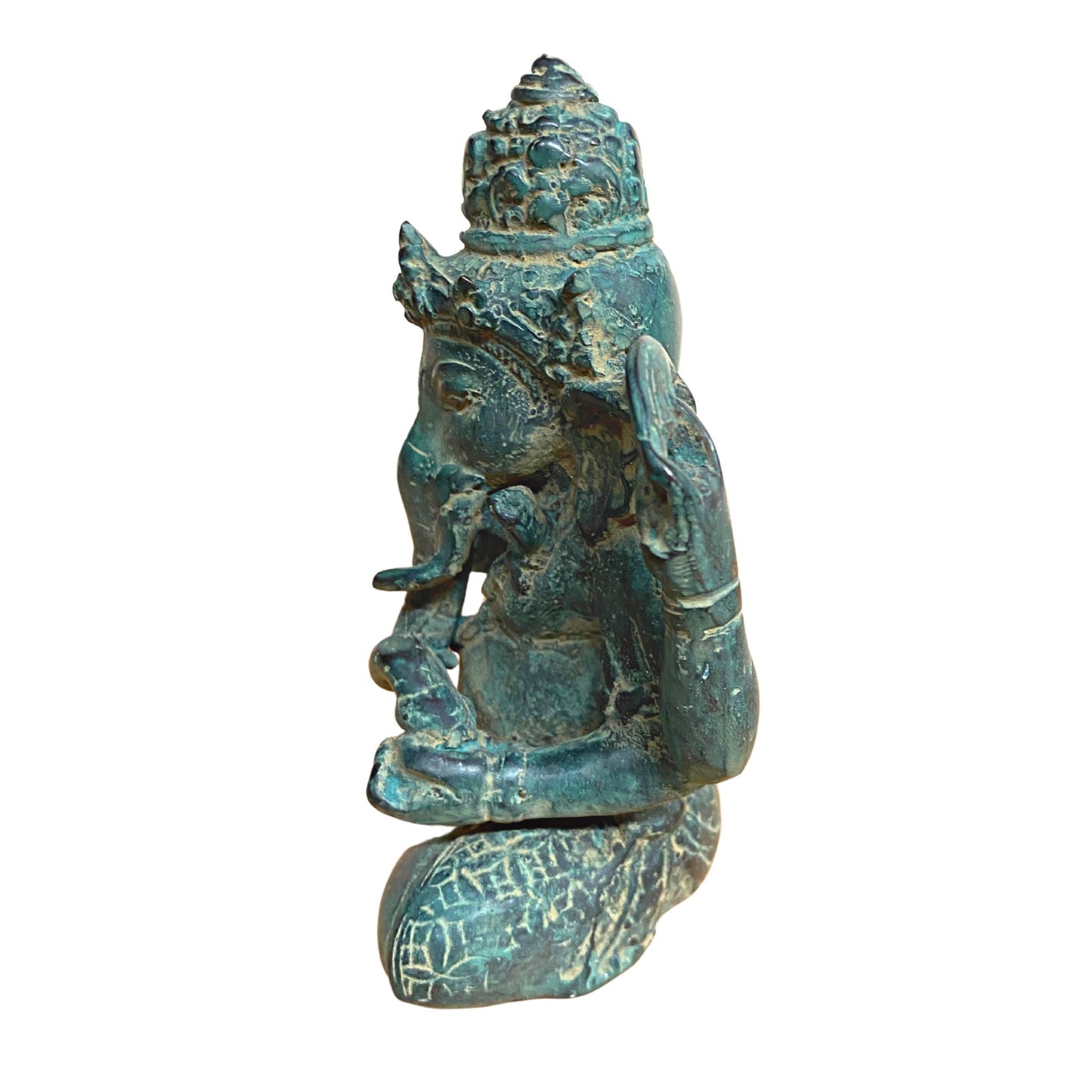 Ganapati Ganesha Murti Bronze Statue Elephant God Handmade lost wax cast sculpture Bali Art Indonesian