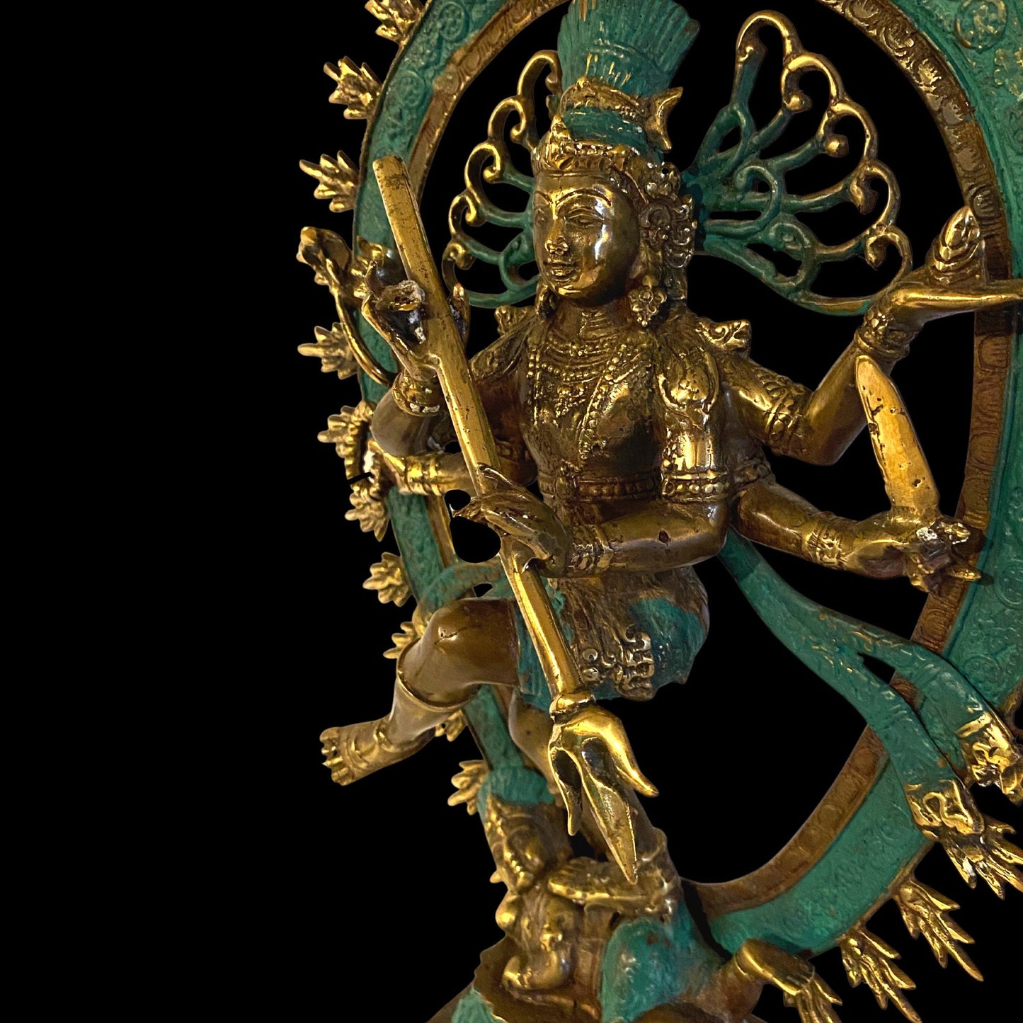 Shiva Nataraja Murti Bronze sculpture Lord of the Dance Bali Hindu Statue art Lost Wax Cast Solid Bronze Handmade Balinese Art