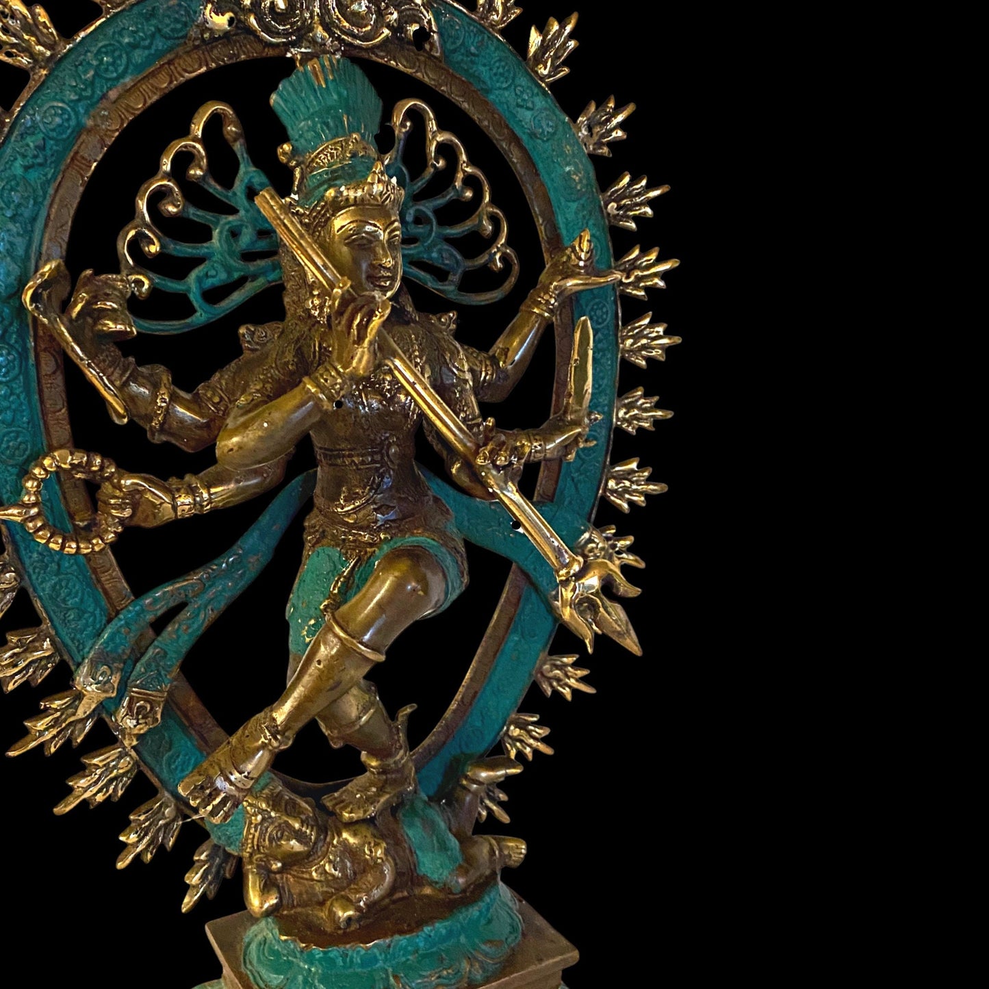 Shiva Nataraja Murti Bronze sculpture Lord of the Dance Bali Hindu Statue art Lost Wax Cast Solid Bronze Handmade Balinese Art