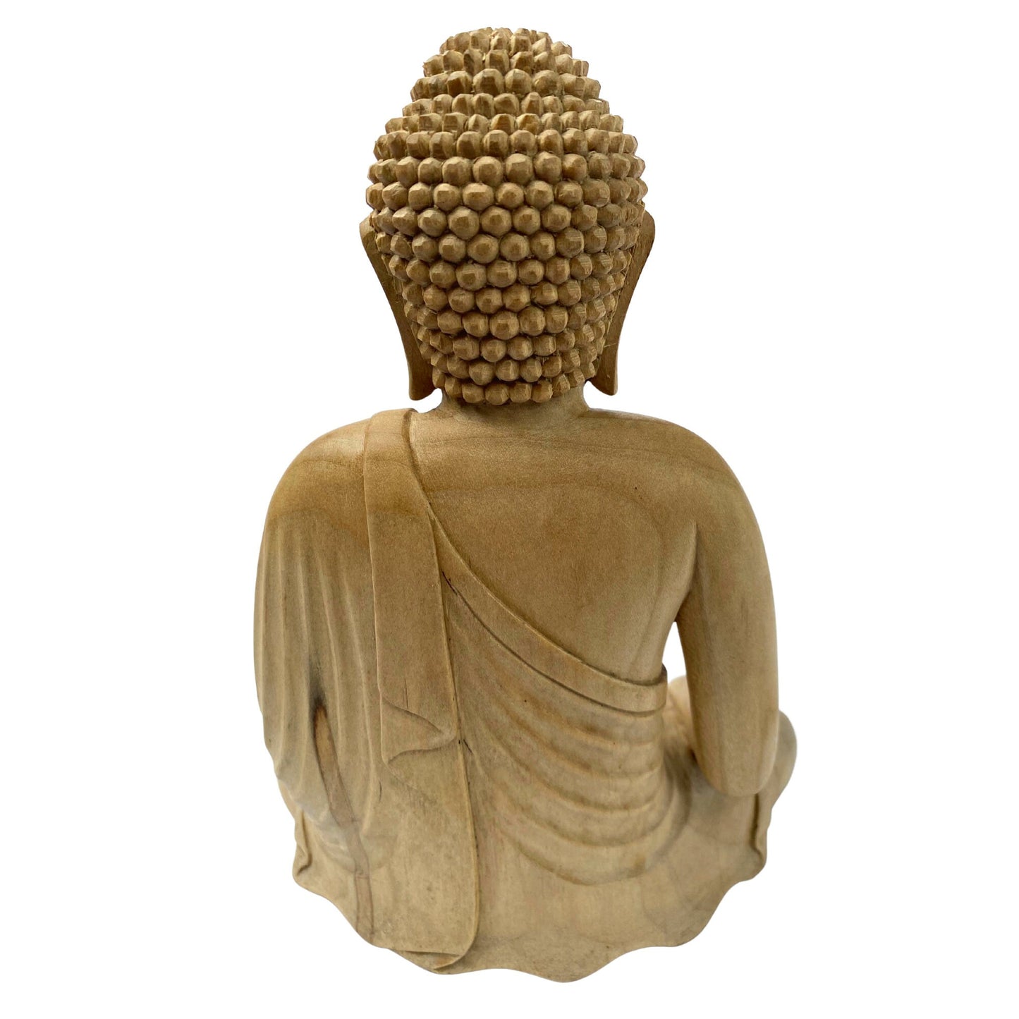 Earth Witness Buddha Sculpture Hand Carved Balinese Wood Carving hand carved Statue Bali art