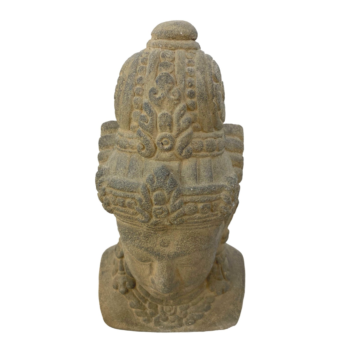 Dewi Sri Goddess Stone Garden Statue Fertility Rice Goddess Bust handmade Cast concrete Garden statuary Sculpture Balinese Art