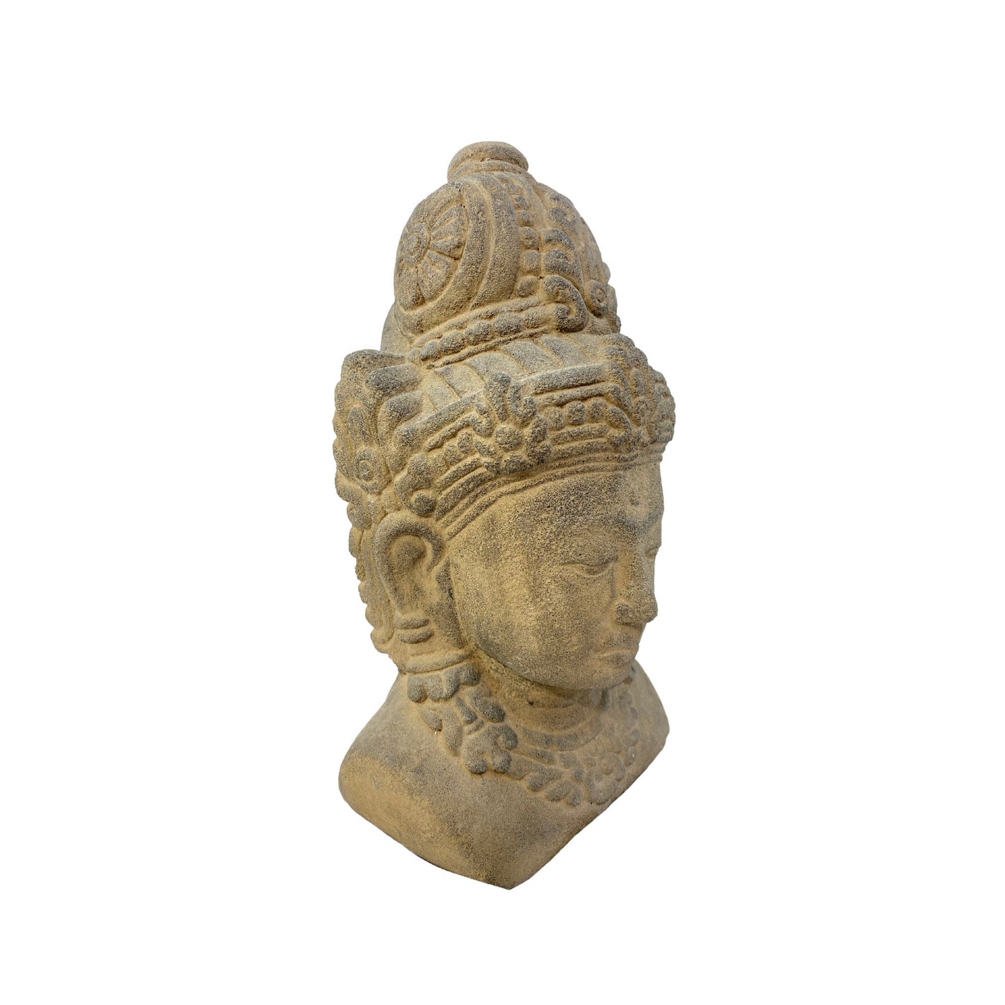 Dewi Sri Goddess Stone Garden Statue Fertility Rice Goddess Bust handmade Cast concrete Garden statuary Sculpture Balinese Art