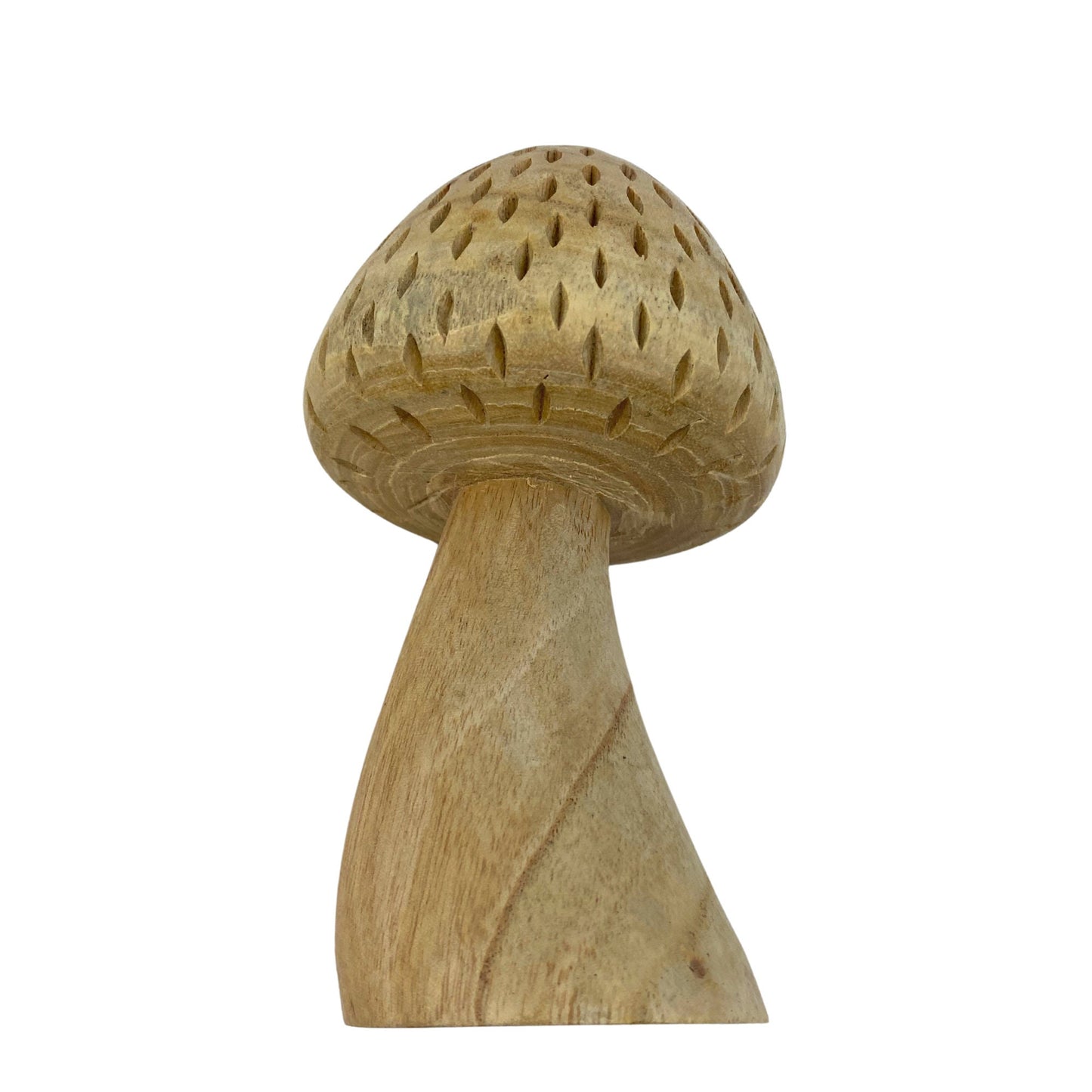 Magic Bali Mushroom Hand Carved Wood statue Set of 3 toadstool hand carved Fungi Toadstool Wood carving sculpture Nature Decor - Acadia World Traders