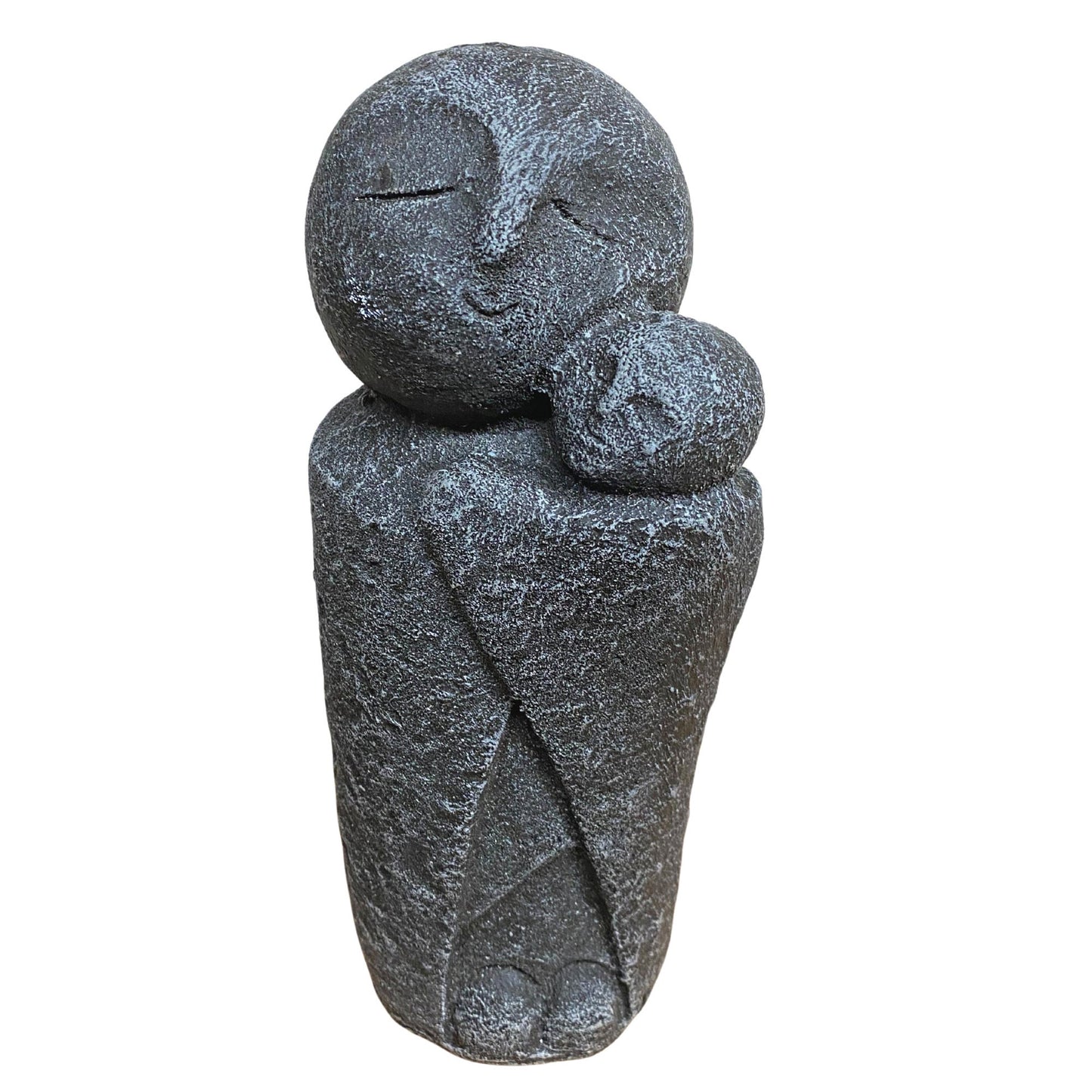 Japanese Jizo Garden Statue Protector of Children Mothers Travelers Handmade - Acadia World Traders