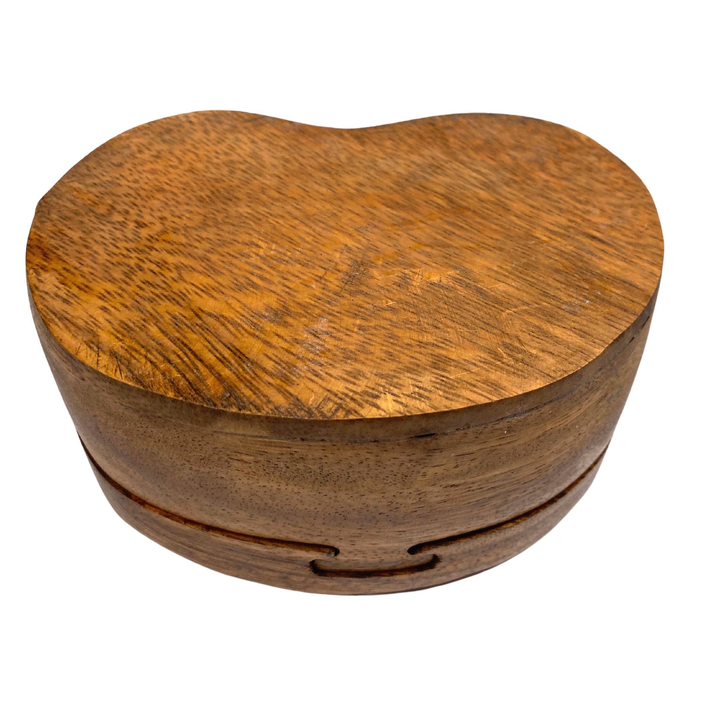 Hand Carved Mermaid Puzzle Box: Wood Stash Box