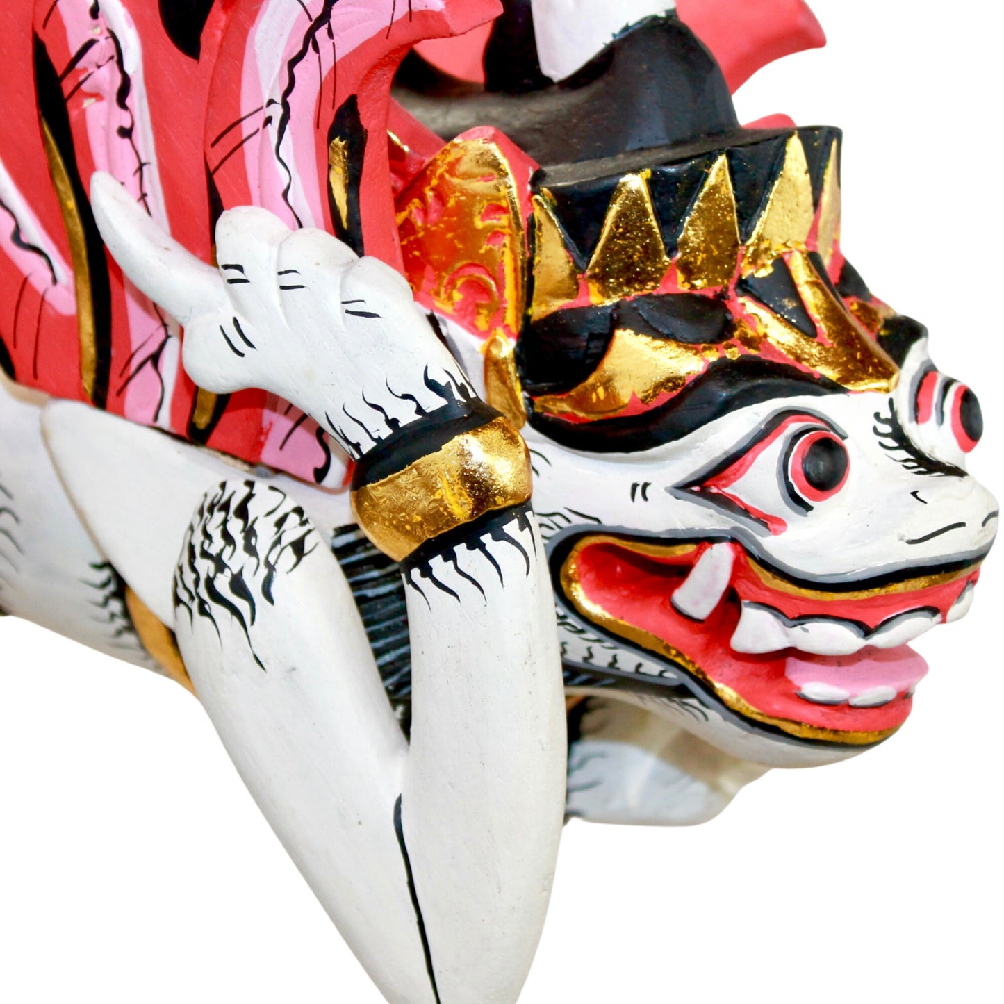 Winged Hanuman Mobile Flying Monkey Spiritchaser Balinese Carved wood Art