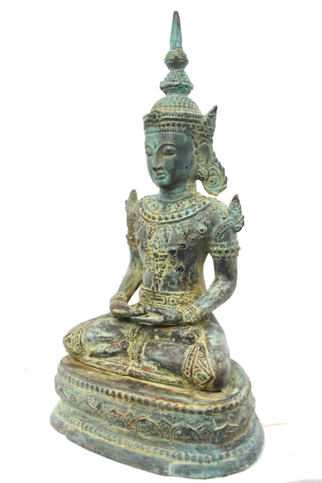 Seated Dhyana Buddha Bronze Statue Handmade Lost Wax Cast sculpture