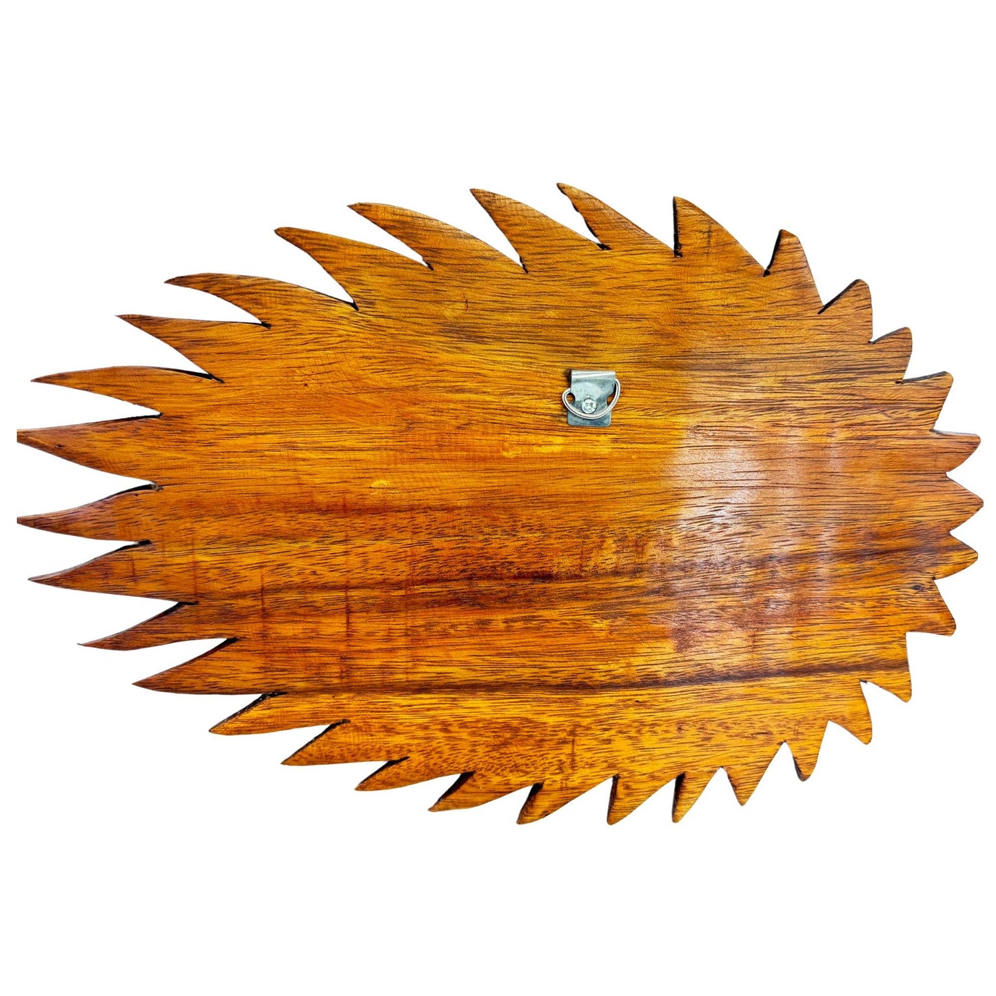Wind Blown Sun & Moon Sunburst Celestial Wall Art Plaque Half MOON Carved hand carved wood Carving Bali Balinese folk art