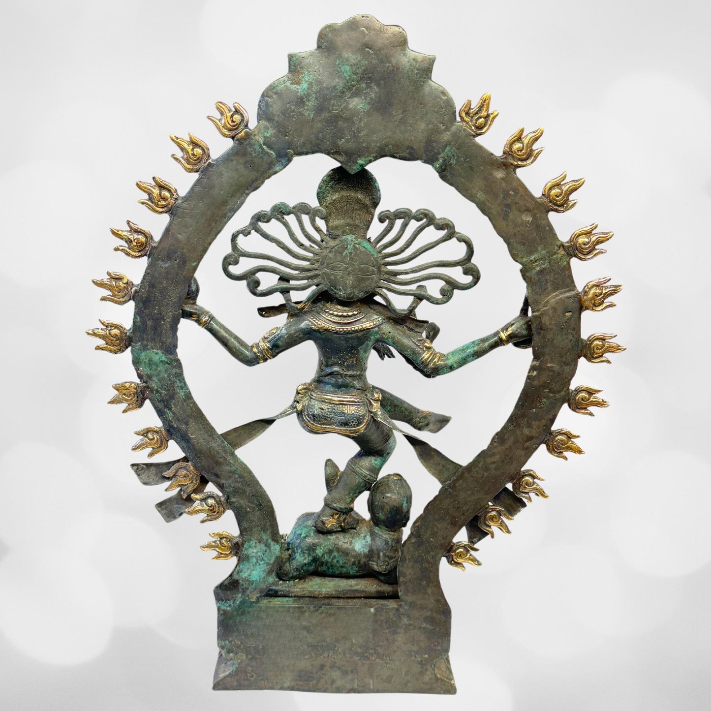 Shiva Nataraja Bronze Sculpture: Balinese Hindu Art Statue, Lost Wax Cast