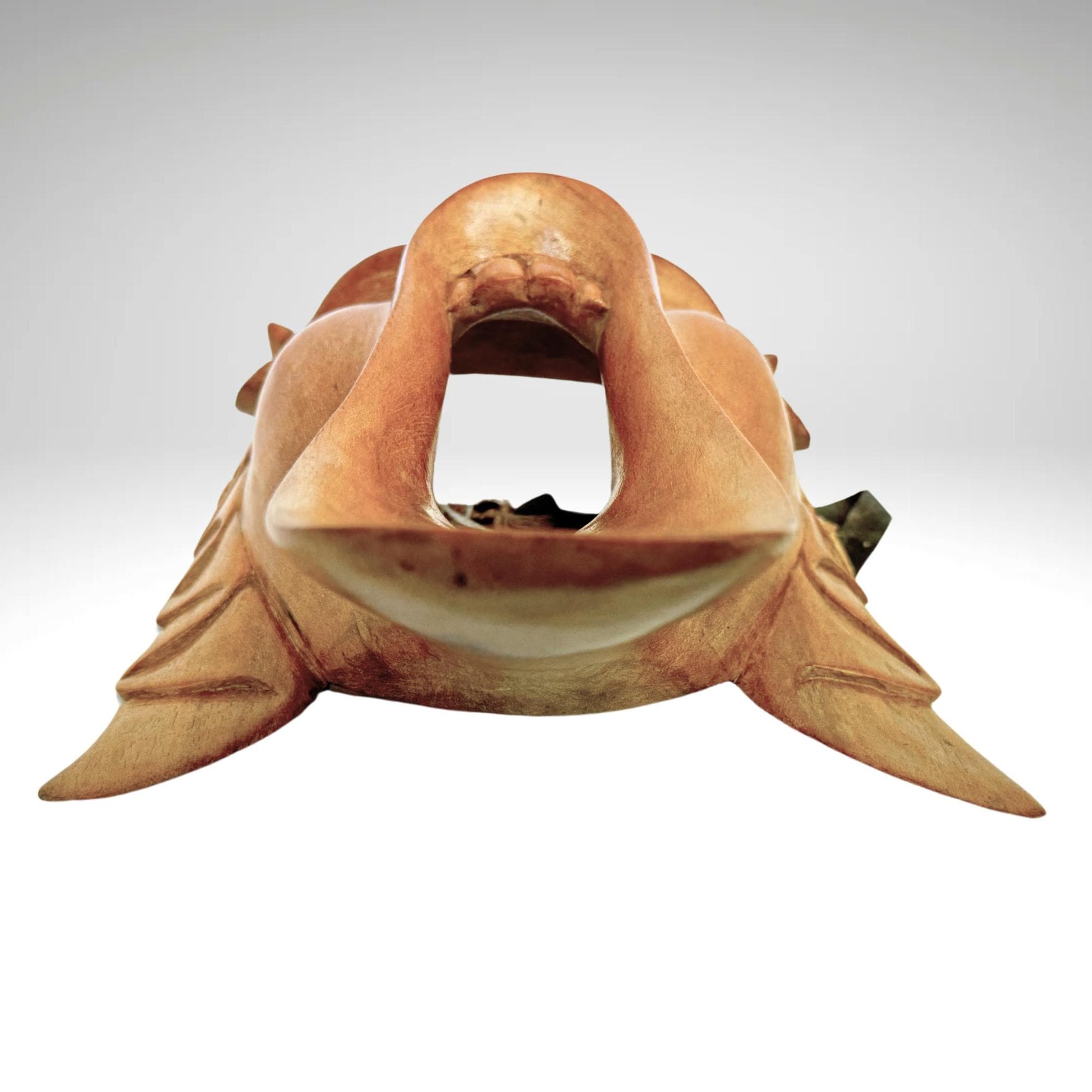 Balinese Bondres Mask Demon Goddess Bali Folk Art Wall Decor Hand carved wood Carving - Acadia World Traders