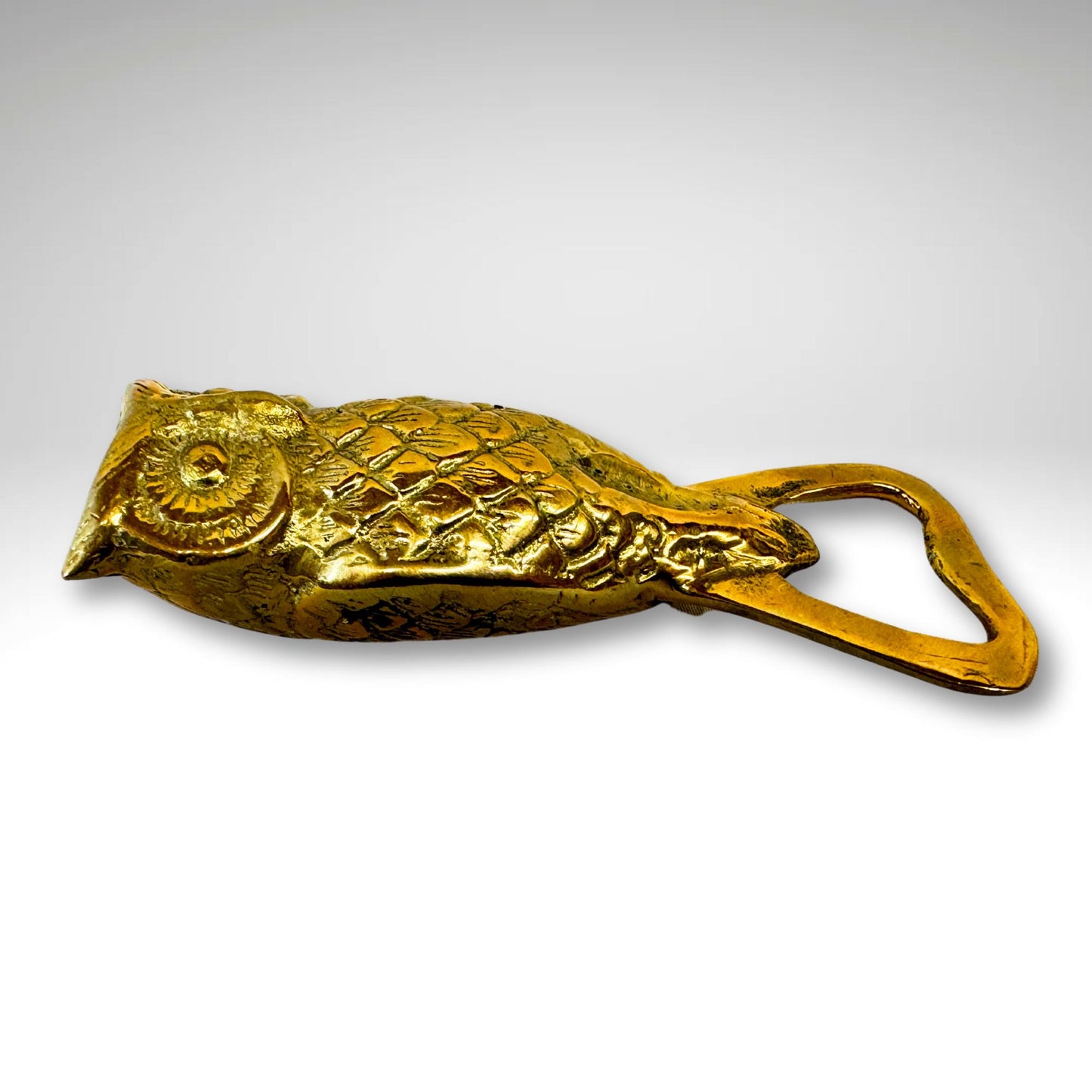 Solid Bronze Owl Bottle Opener: Handmade Bali Barware
