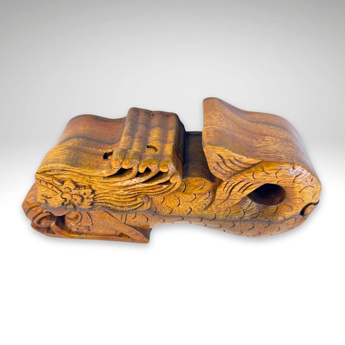 Swimming Mermaid Sea Maid Secret Puzzle Box Stash Box Trinket Box Jewelry Gift Box Hand Carved Wood Nautical Art - Acadia World Traders