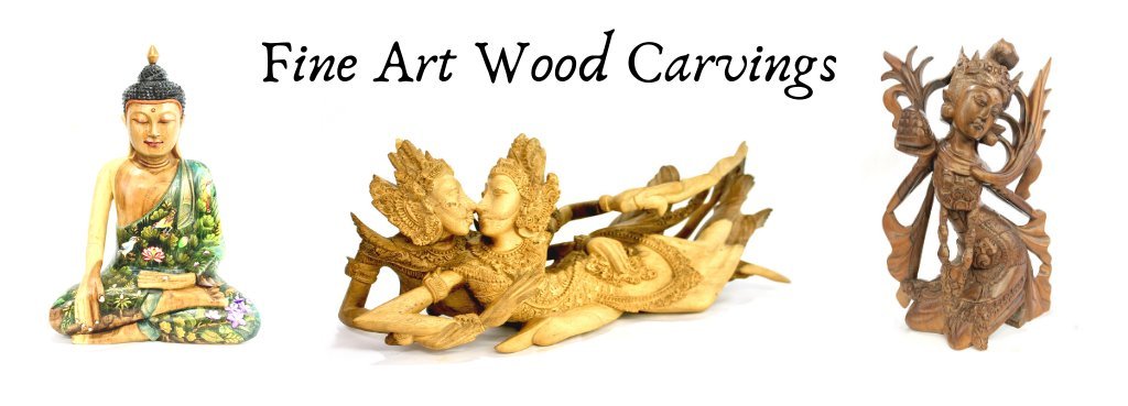 Fine Balinese wood carvings and art