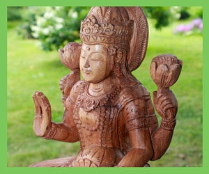 Fine Hindu Art Wood Carvings