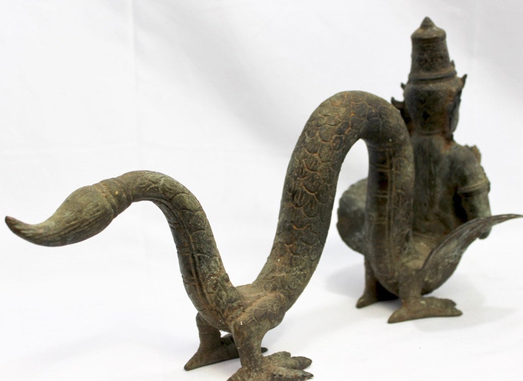 Balinese Mermaid Sculpture Nyi Ratu Blorong of the South Seas Indonesian Bronze Statue