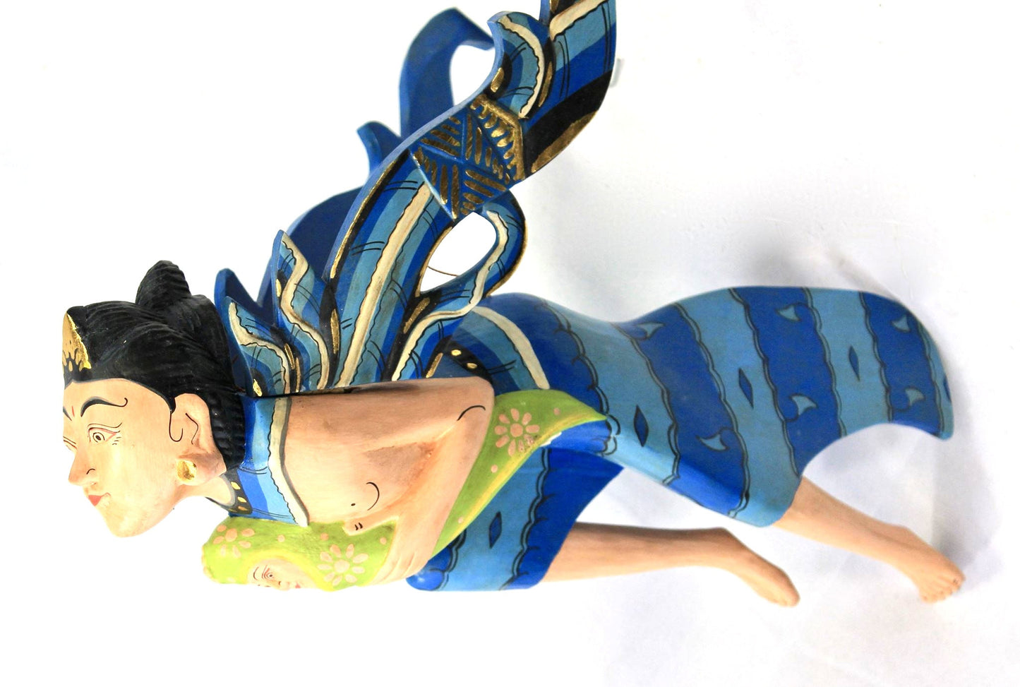 Flying Dewi Sri Fertility Goddess Mobile Spiritchaser Mother & Baby Balinese folk art