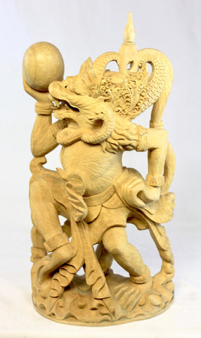 Balinese Hanuman Monkey God Sculpture Ramayana Bali Art hand Carved Wood Statue