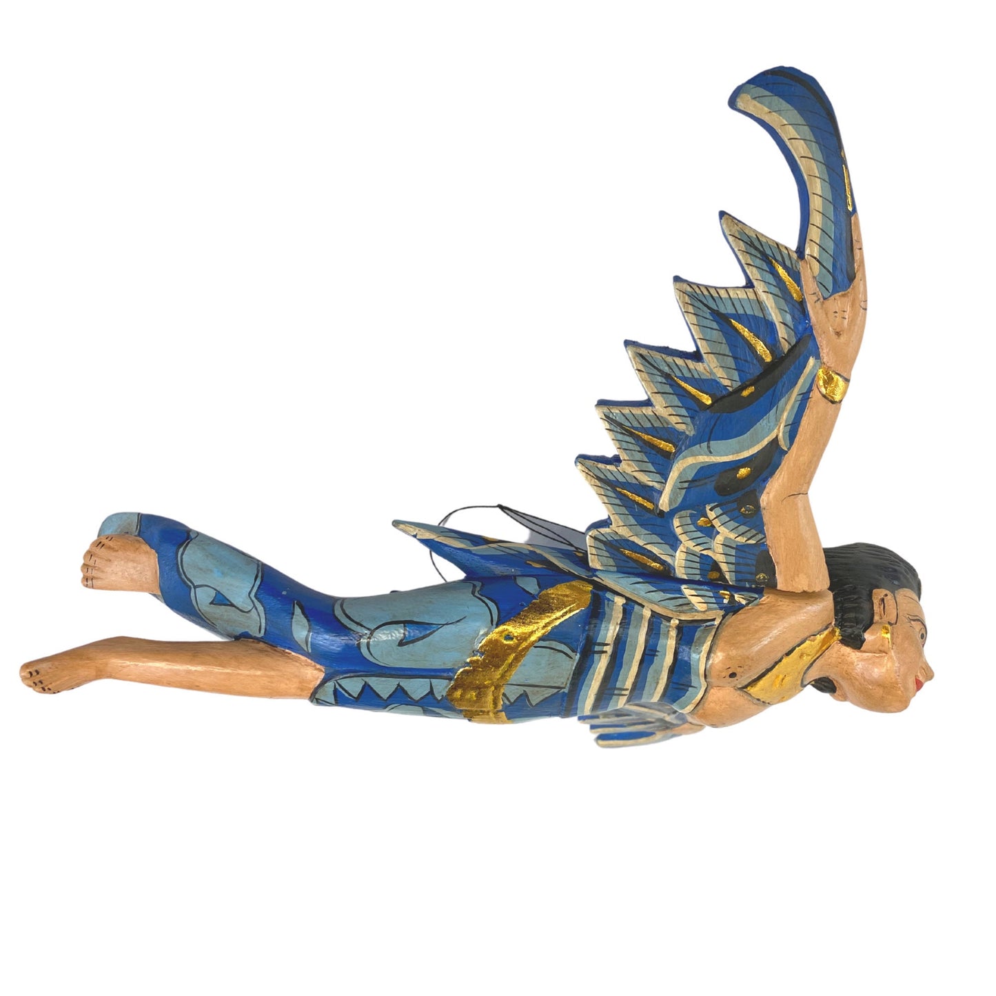Balinese Flying Dewi Sri Goddess Spirtchaser Mobile: Carved Wood  Fertility Goddess, Bali Art Carving