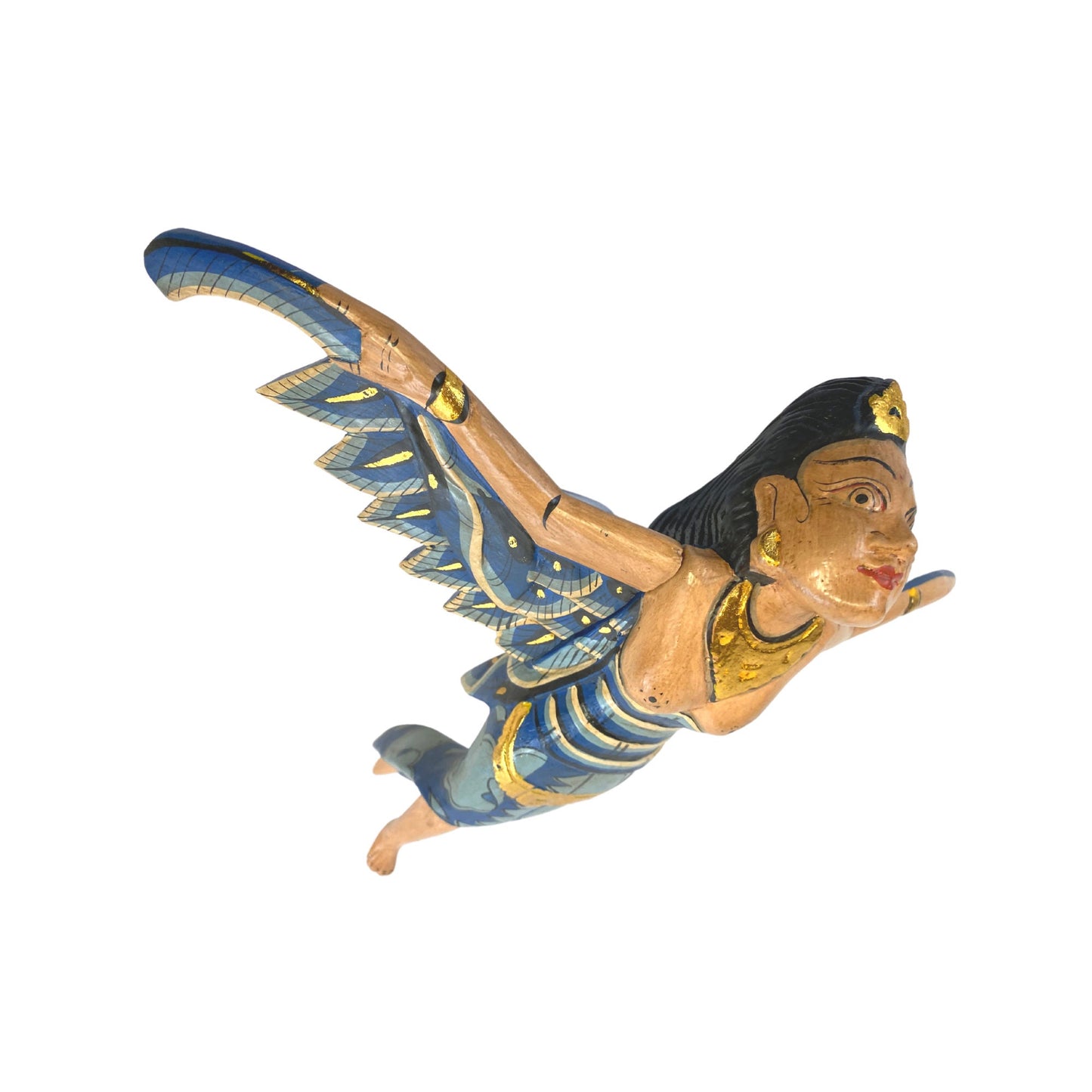 Balinese Flying Dewi Sri Goddess Spirtchaser Mobile: Carved Wood  Fertility Goddess, Bali Art Carving