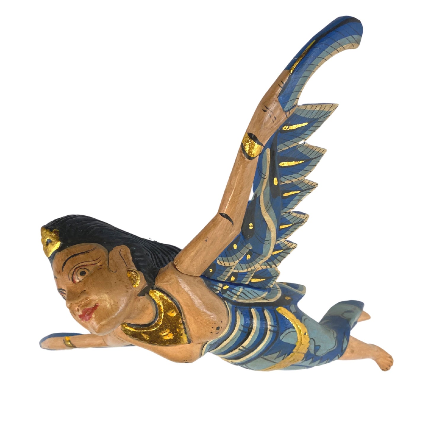 Balinese Flying Dewi Sri Goddess Spirtchaser Mobile: Carved Wood  Fertility Goddess, Bali Art Carving