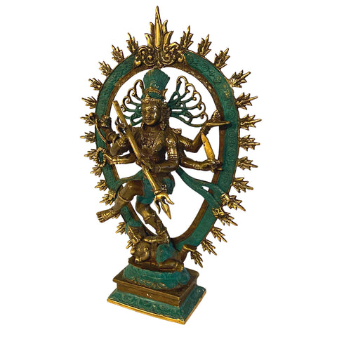 Shiva Nataraja  Murti Bronze sculpture Lord of the Dance Bali Hindu Statue art Lost Wax Cast Solid Bronze Handmade Balinese Art