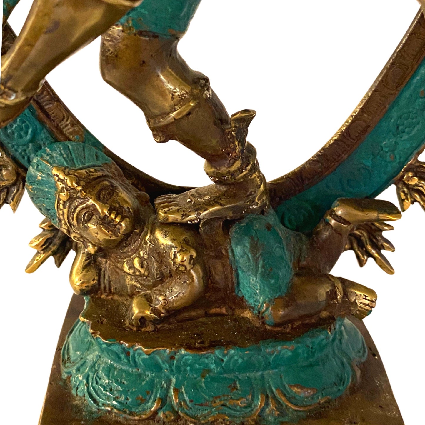 Shiva Nataraja Bronze Sculpture: Balinese Hindu Art, Lost Wax Cast Metal Statue