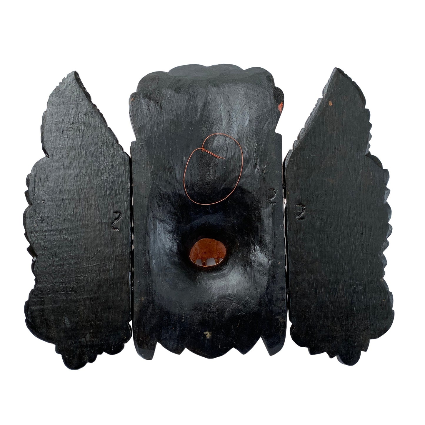 Balinese Barong Pig Demon Mask: Hand Carved Wood Protector Wall Decor, Bali Wood Carving