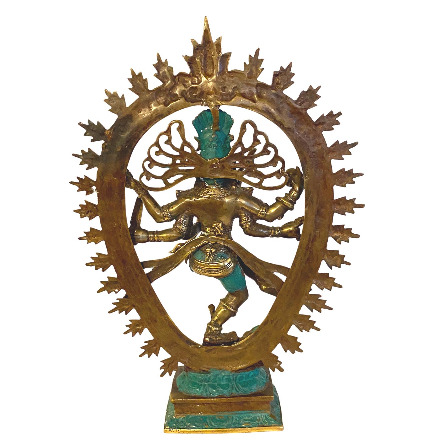 Shiva Nataraja Bronze Sculpture: Balinese Hindu Art, Lost Wax Cast Metal Statue