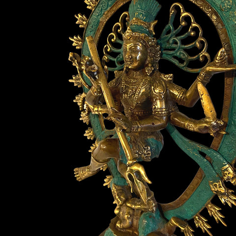 Shiva Nataraja  Murti Bronze sculpture Lord of the Dance Bali Hindu Statue art Lost Wax Cast Solid Bronze Handmade Balinese Art