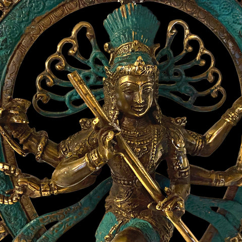 Shiva Nataraja  Murti Bronze sculpture Lord of the Dance Bali Hindu Statue art Lost Wax Cast Solid Bronze Handmade Balinese Art