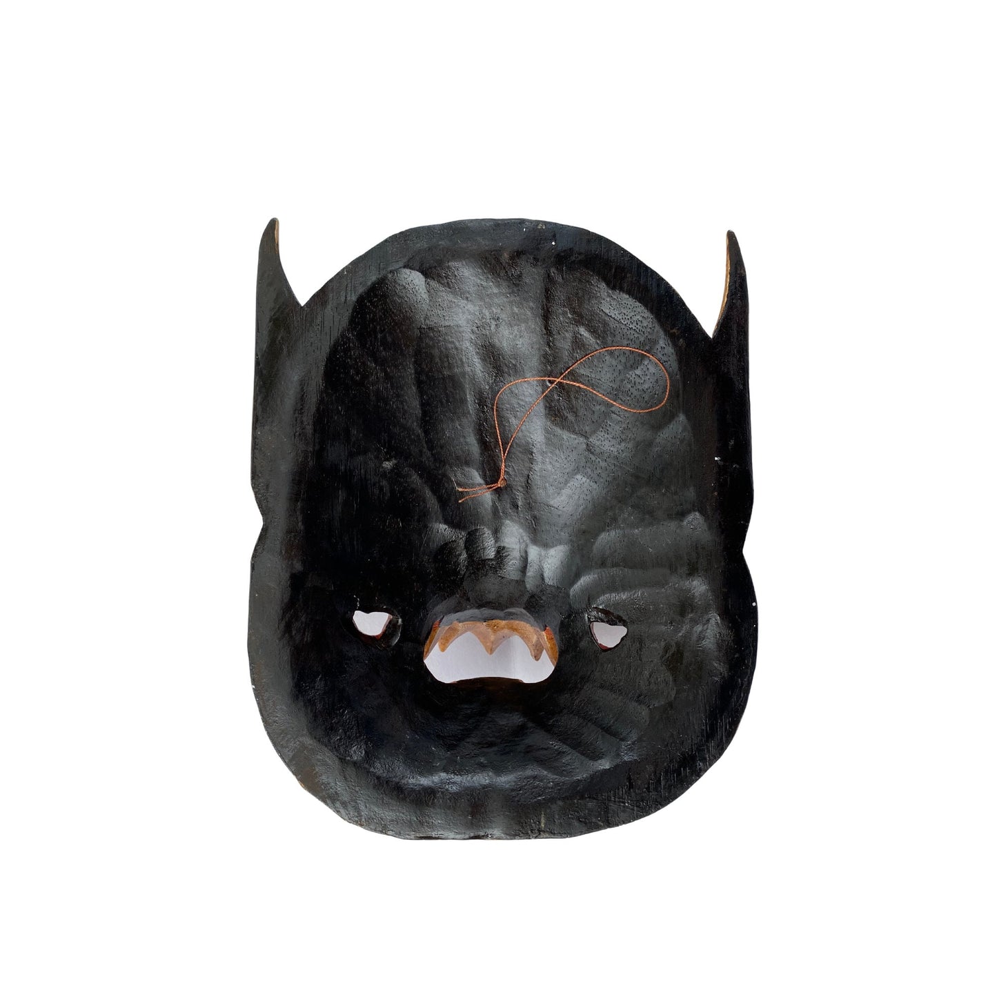 Balinese Mask Mata Besek Wooden Cyclops One Eyed Demon Monster Rakshasa Bali Folk Art Hand carved Wood Carving - Acadia World Traders