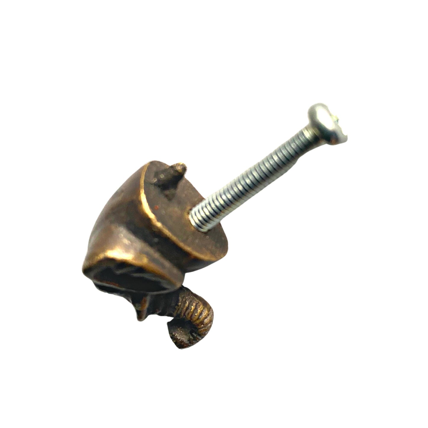 Solid Brass Elephant Knob: Cabinet Pull