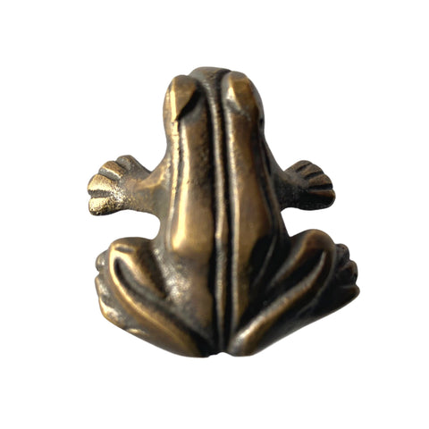 FROG Knob handle Drawer Pull TOAD Amphibian handmade solid brass Home decor