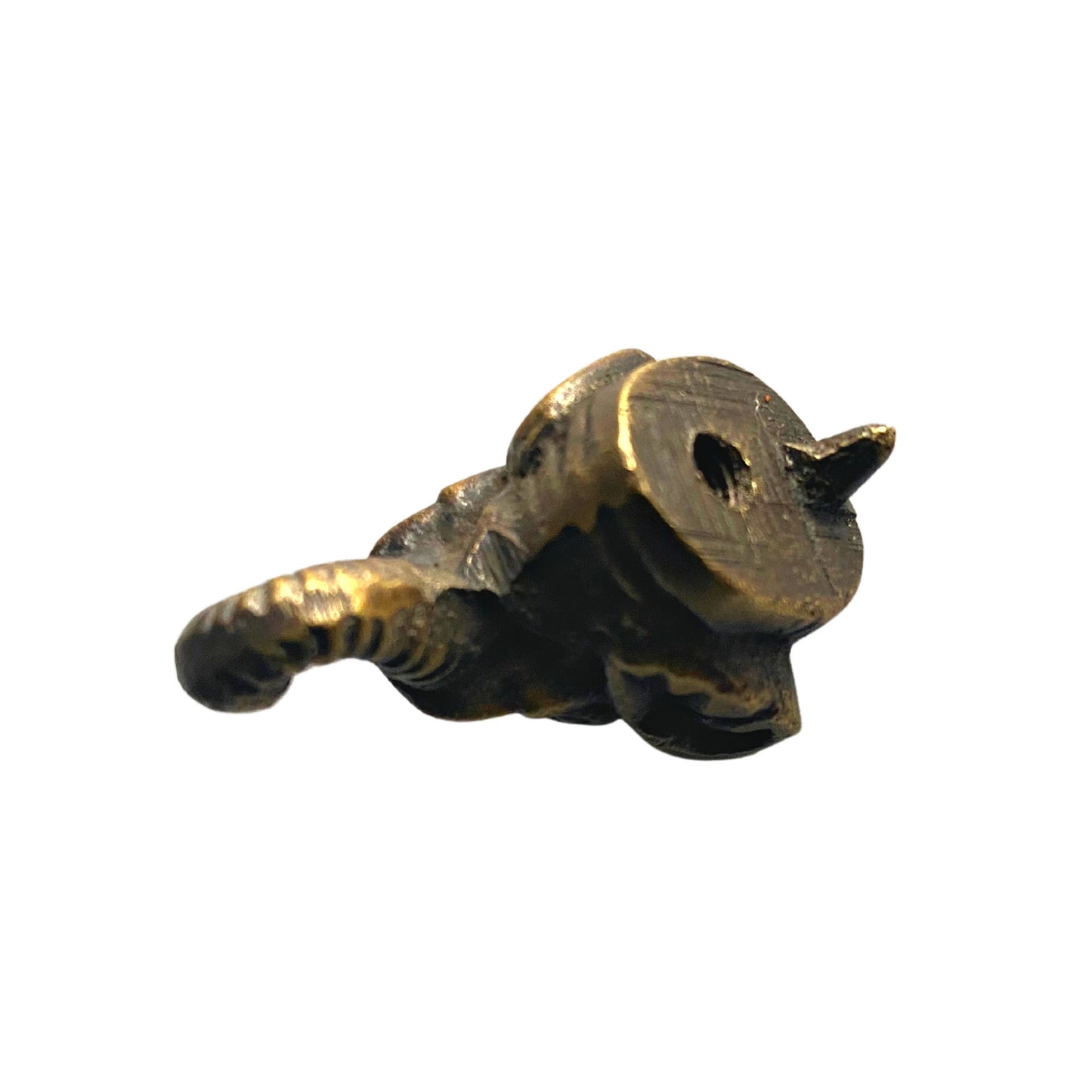 Solid Brass Elephant Knob: Cabinet Pull