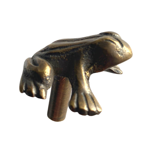 FROG Knob handle Drawer Pull TOAD Amphibian handmade solid brass Home decor