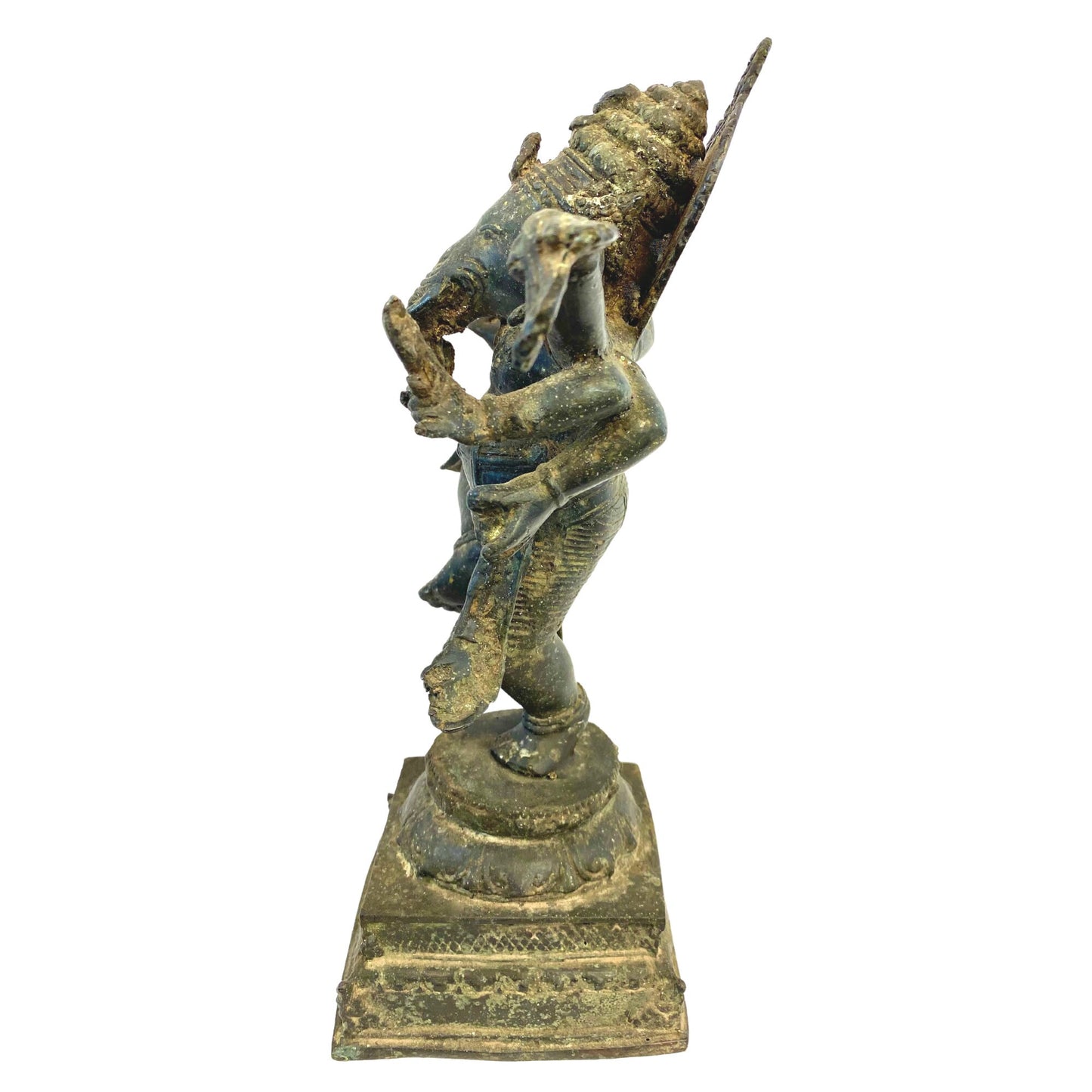Dancing Ganesha Murti Bronze Statue Remover of Obstacles lost wax cast Sculpture Bali Indonesian Hindu Art