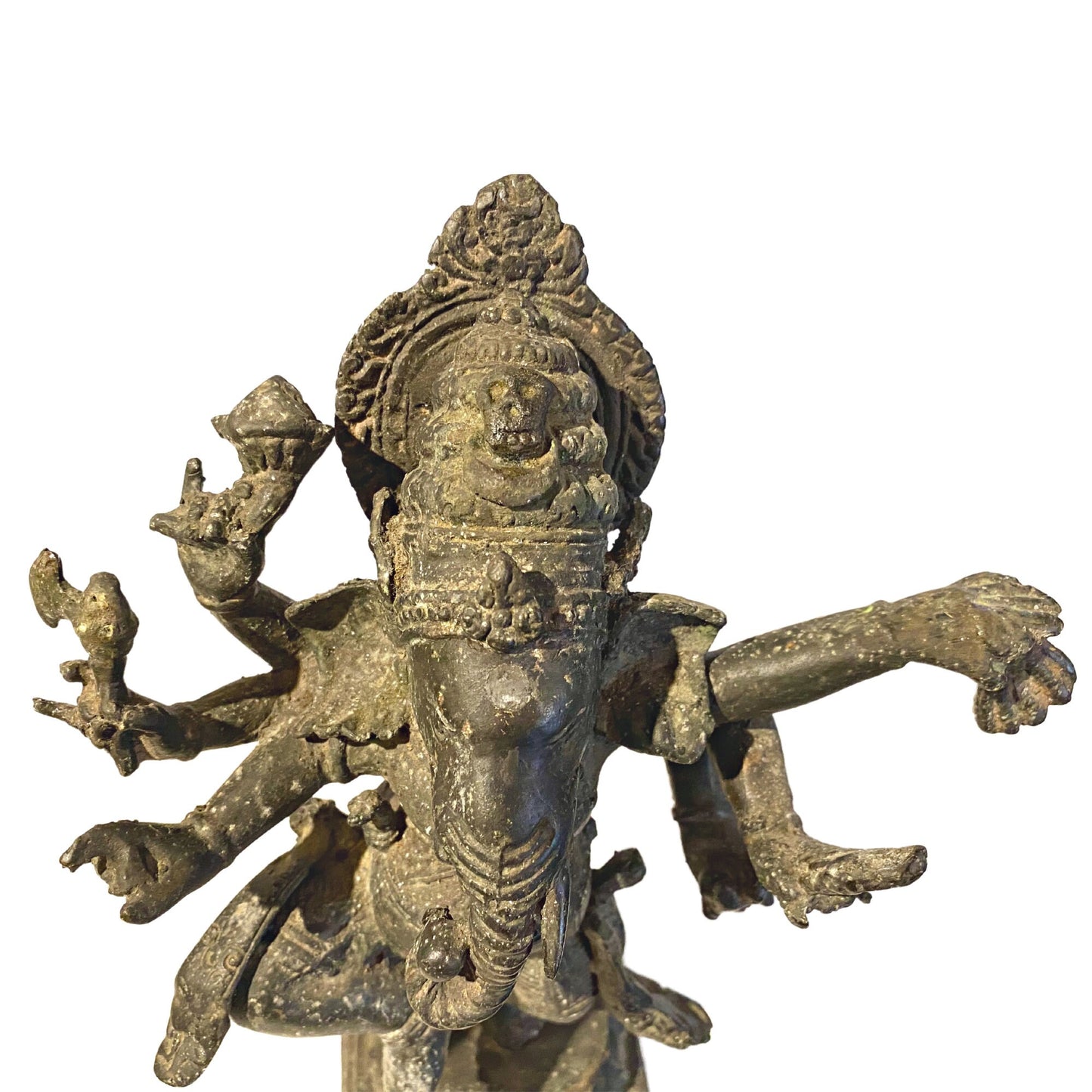 Dancing Ganesha Murti Bronze Statue Remover of Obstacles lost wax cast Sculpture Bali Indonesian Hindu Art
