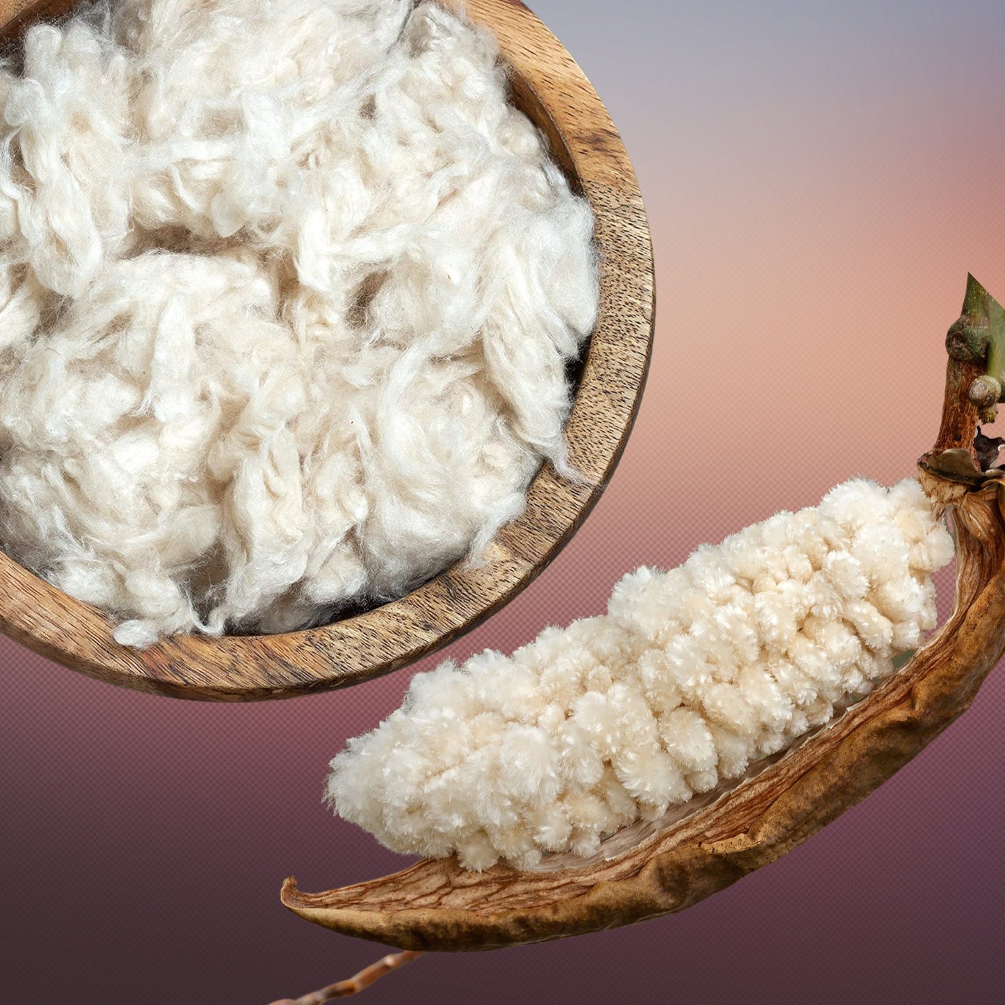 Handwoven Purple Ikat Zafu Meditation Pillow - Organic Kapok Filled Floor Cushion