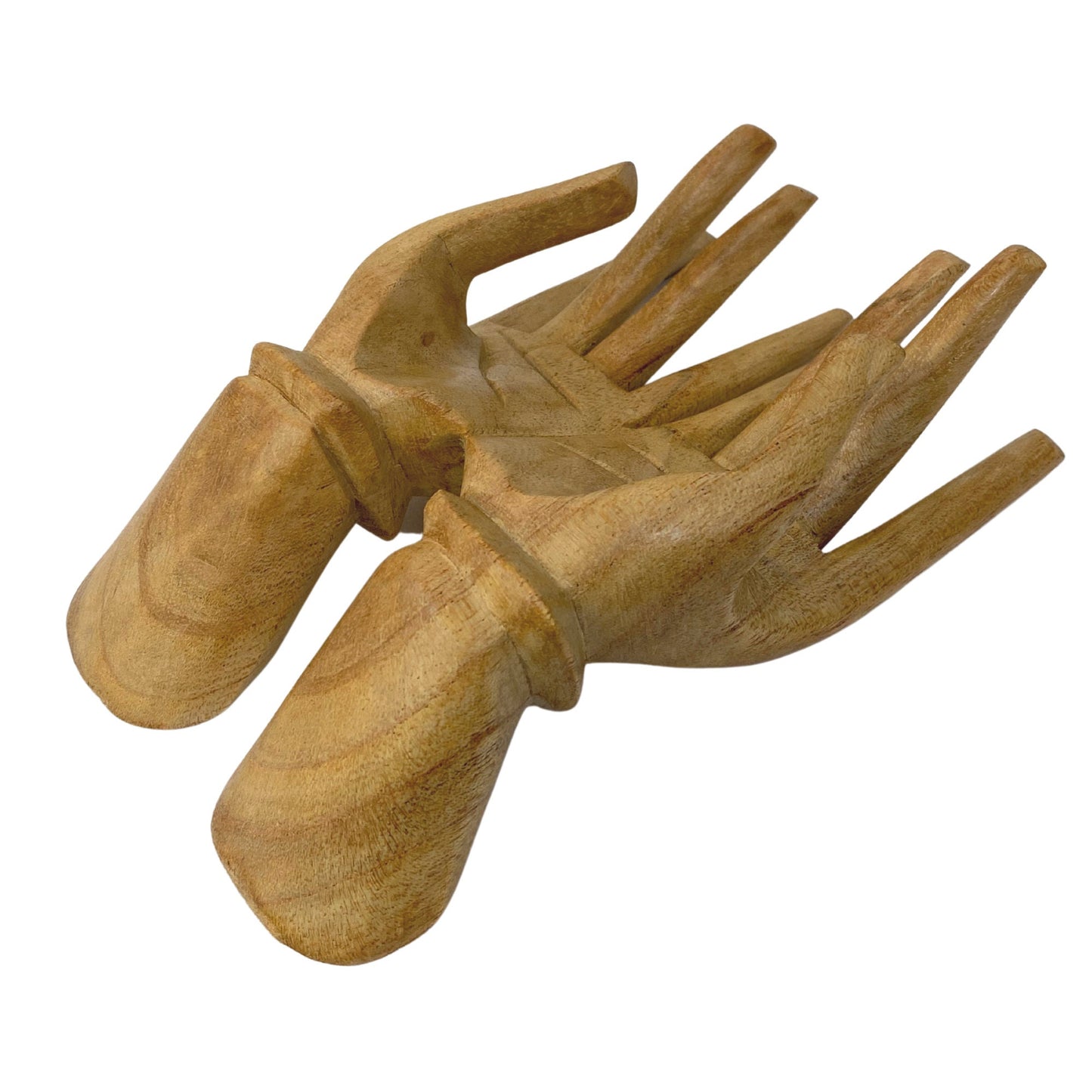 Balinese Buddha Mudra Namaste Blessing Hands Statue Wood Carving Sculpture  Business card holder hand carved Balinese art