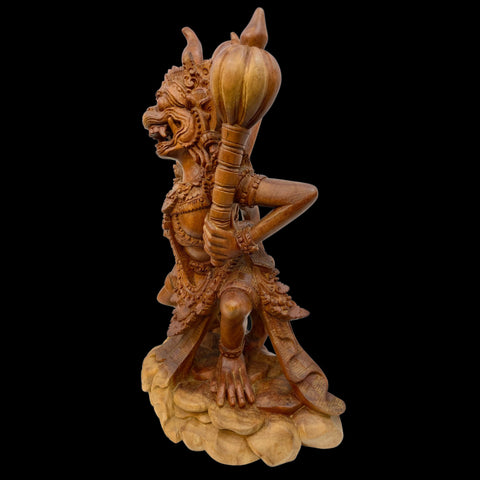 Balinese Hanuman Statue Wood Carving Monkey God Sculpture Ramayana Bali Hindu Art Hand Carved Wood Indonesian Folkart