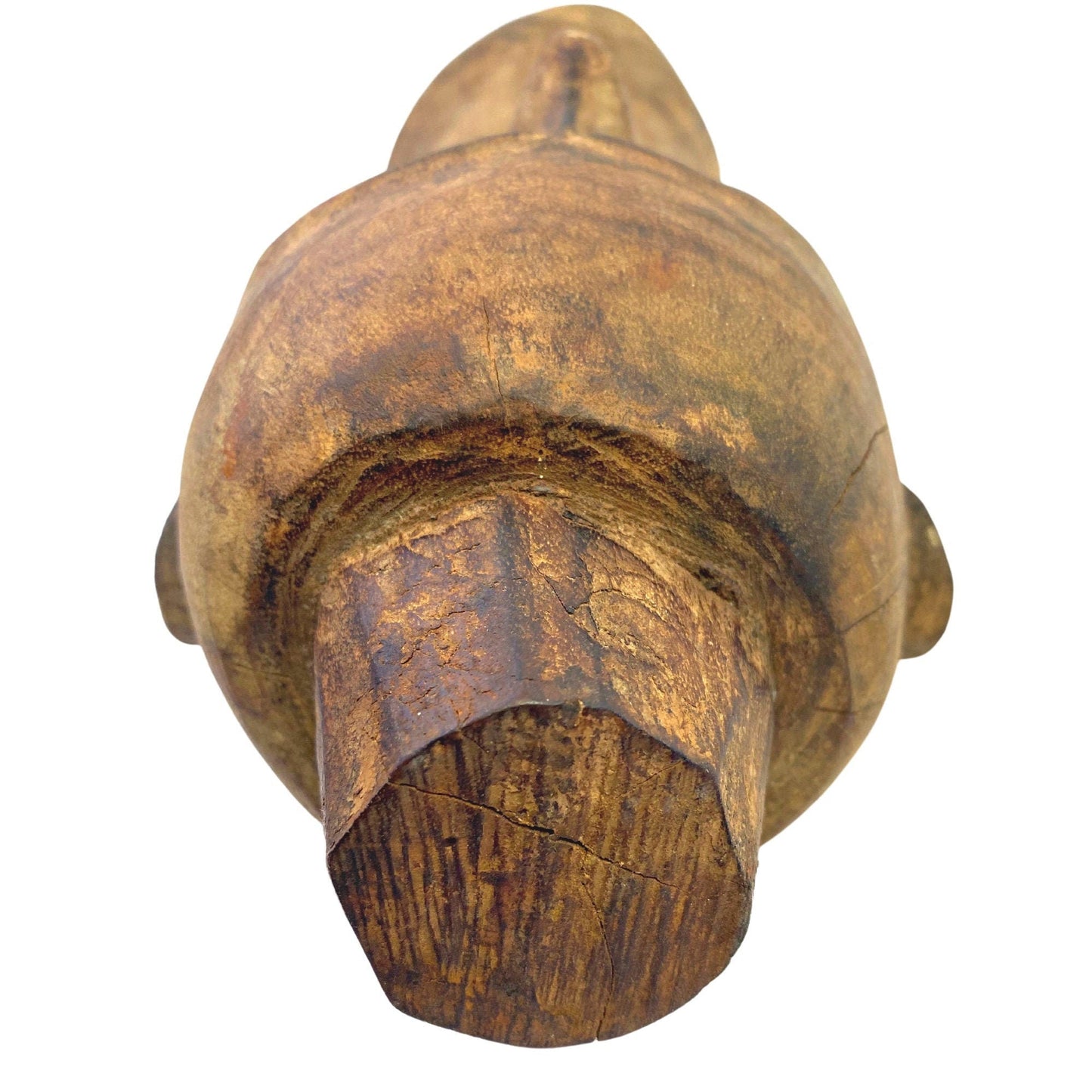 Indonesian Ancestor Figure Tribal Human Head Effigie Wood Carving, Tau Tau  Toraja Sulawesi Indonesia ,