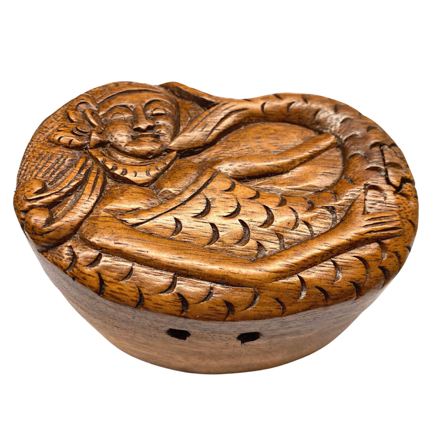 Mermaid Sea Maid Secret Puzzle Box Stash Box Trinket Box Jewelry Gift Box Hand Carved Wood Nautical  Art - Acadia World Traders
