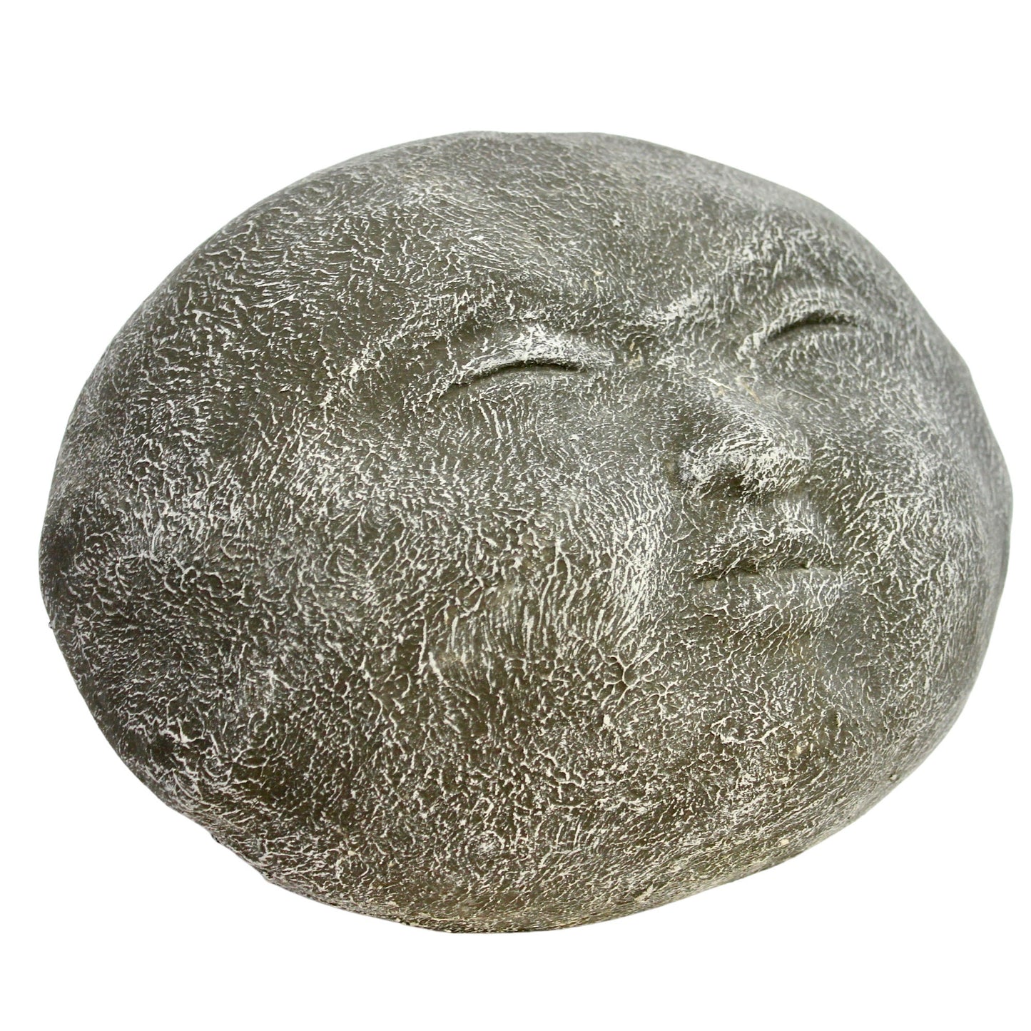 Japanese Jizo Garden Statue cast lava stone  Protector Children Mothers Traveler handmade - Acadia World Traders