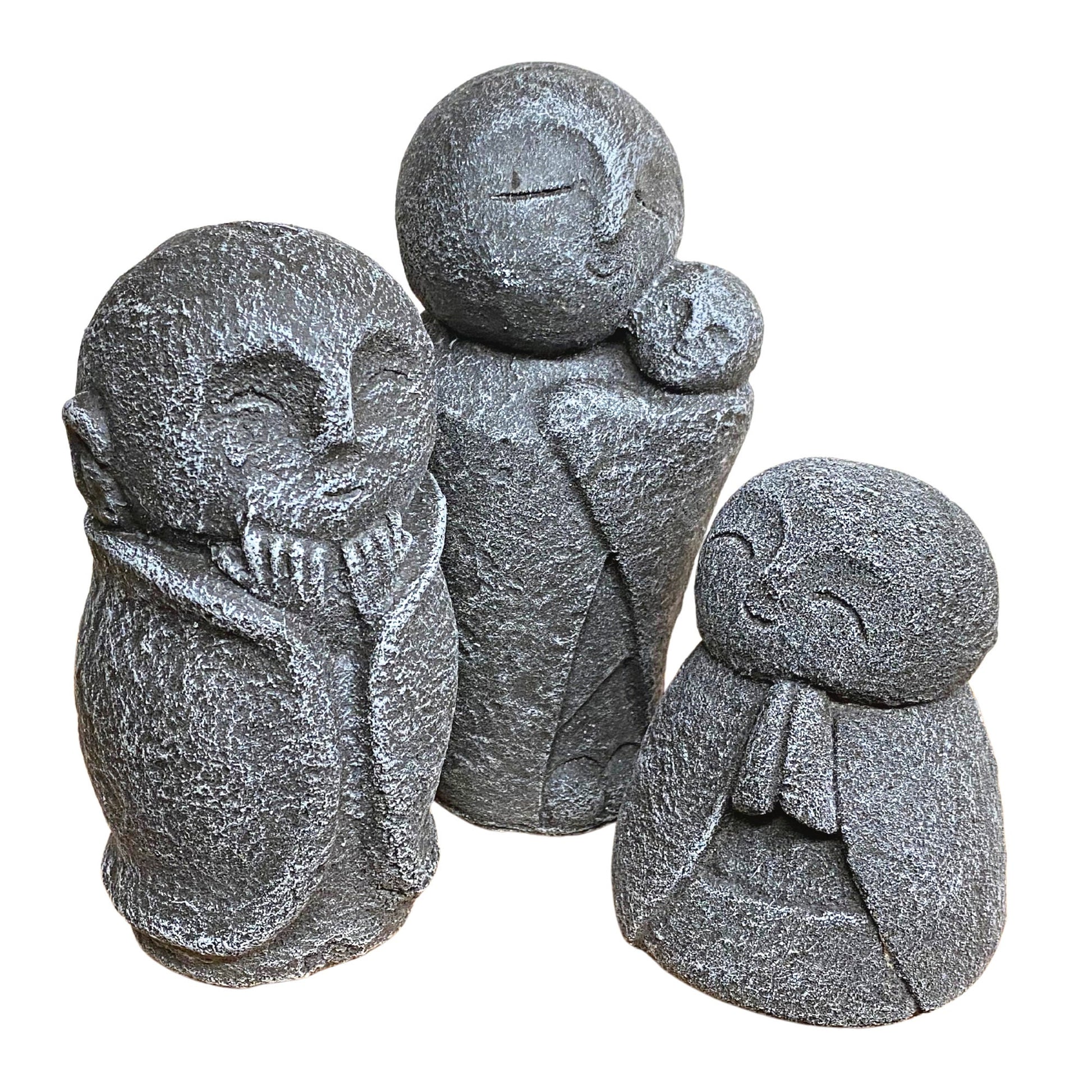 Japanese Jizo Garden Statue Protector of Children Mothers Travelers Handmade - Acadia World Traders
